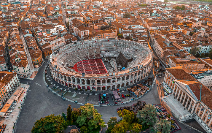 Verona’s Outdoor Ancient Roman Amphitheater